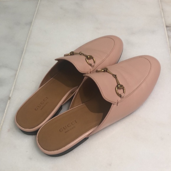 Authentic Gucci Blush Pink Princetown Loafers size 38 - Picture 7 of 9